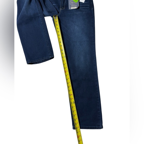 Democracy Ab Solution High Rise Denim Jeans Womens size 12 Dark Blue Stretch NWT - Picture 5 of 8